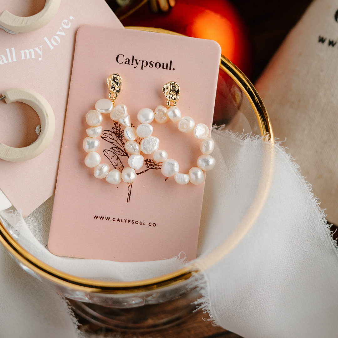 Marigold Pearl Earrings
