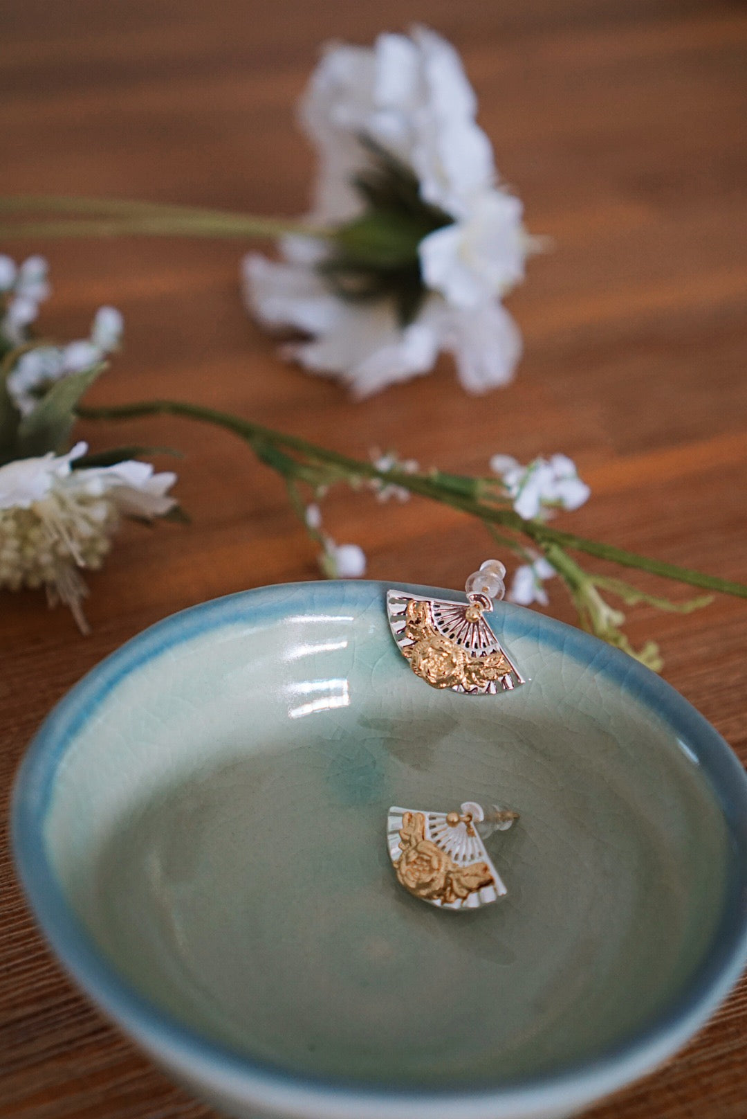 Letty Oriental Fan Earrings