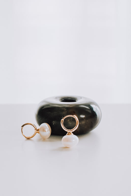18k Gold Kezia Pearl Earrings