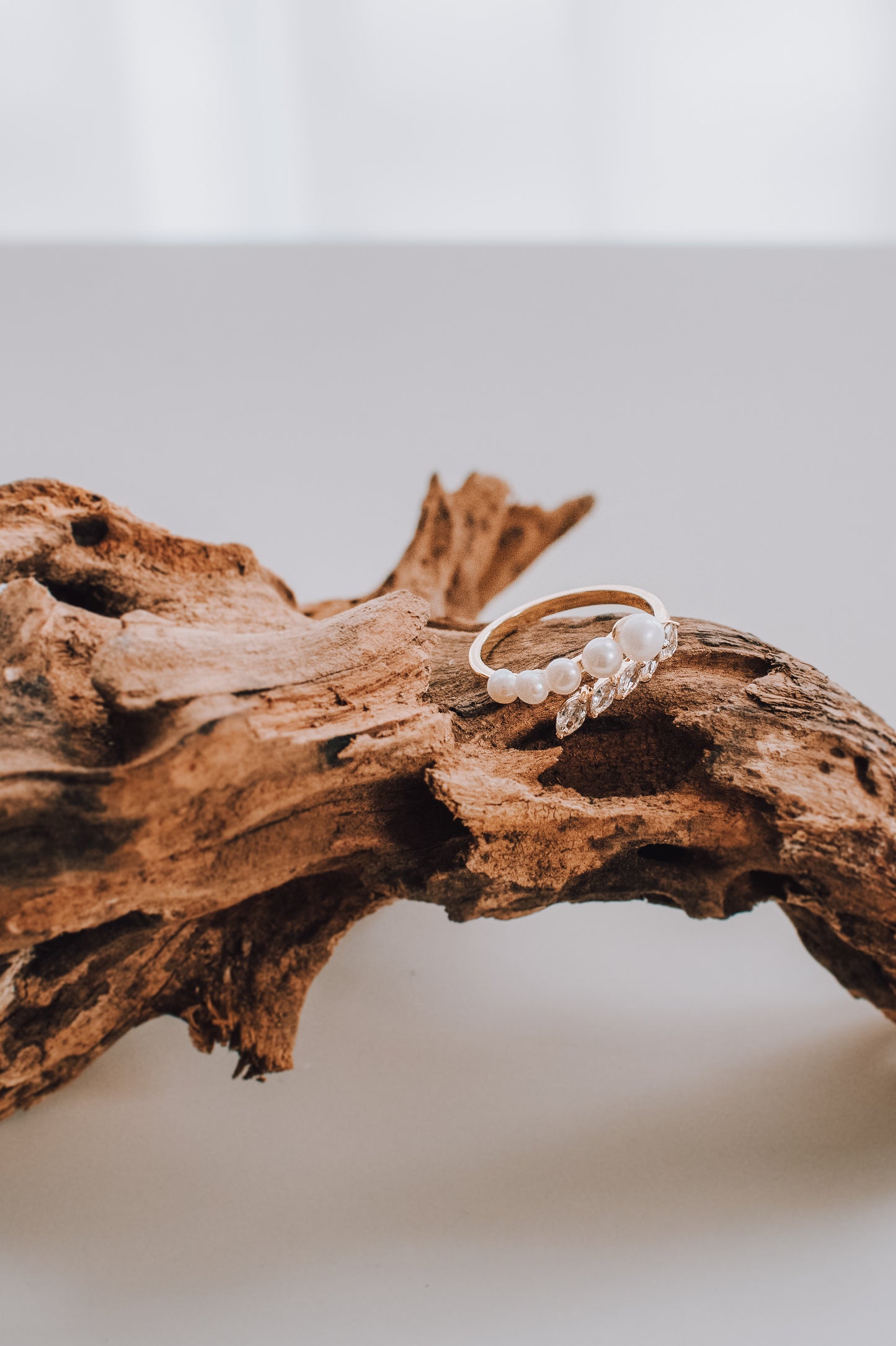 Cayley Pearl Jewel Ring