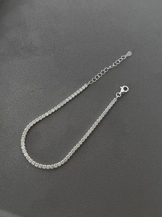 Tennis Bracelet (Silver)