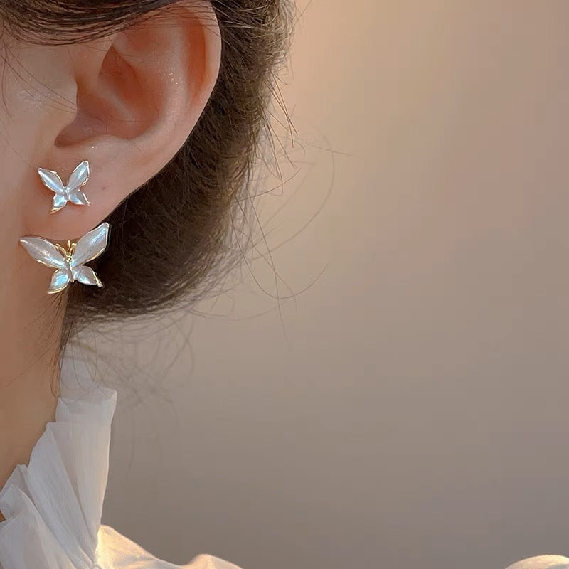18k Gold Eartha Butterfly Earrings