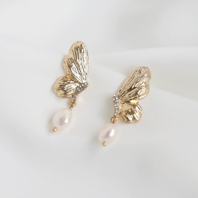 925 Silver Mariposa Butterfly Earrings