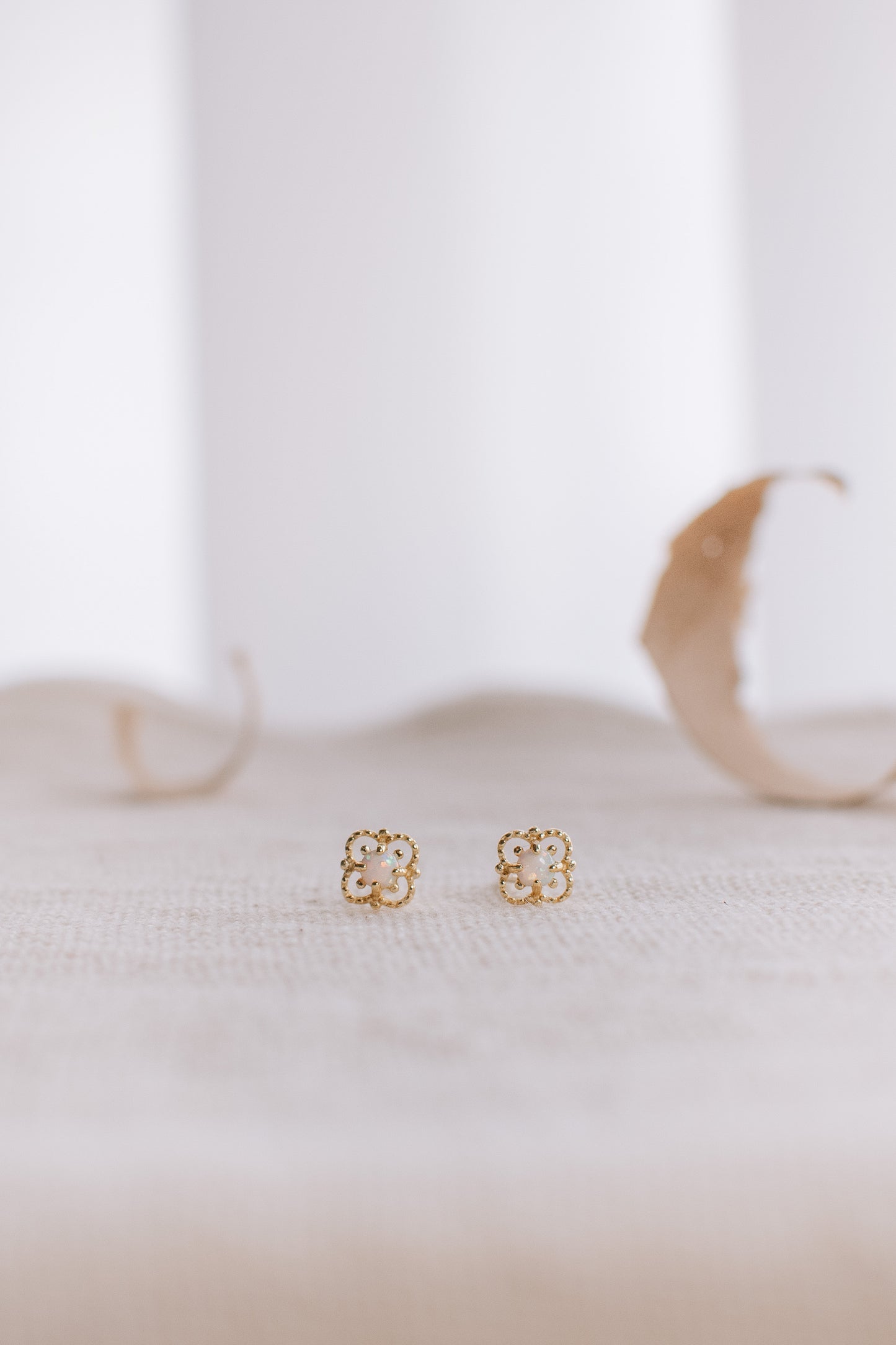 Lovella Moonstone Earrings (Studs)