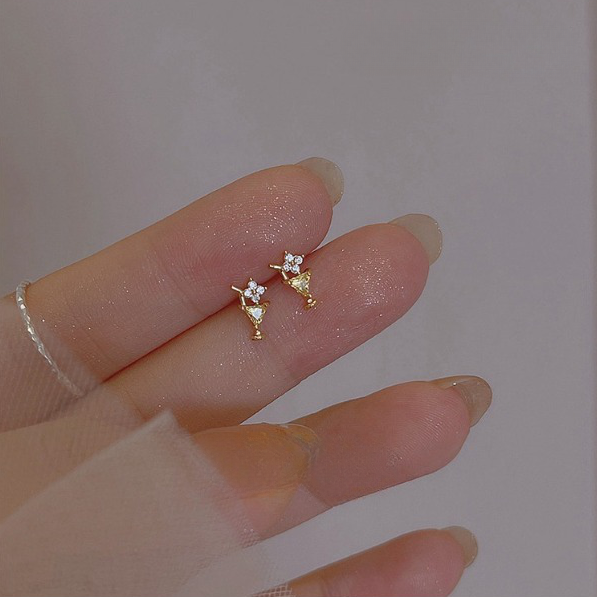 925 Silver Cosmopolitan Cocktail Studs