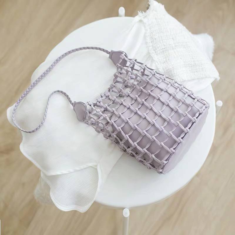*PREORDER* Aveon Weaved Bag (Lilac & Milk)