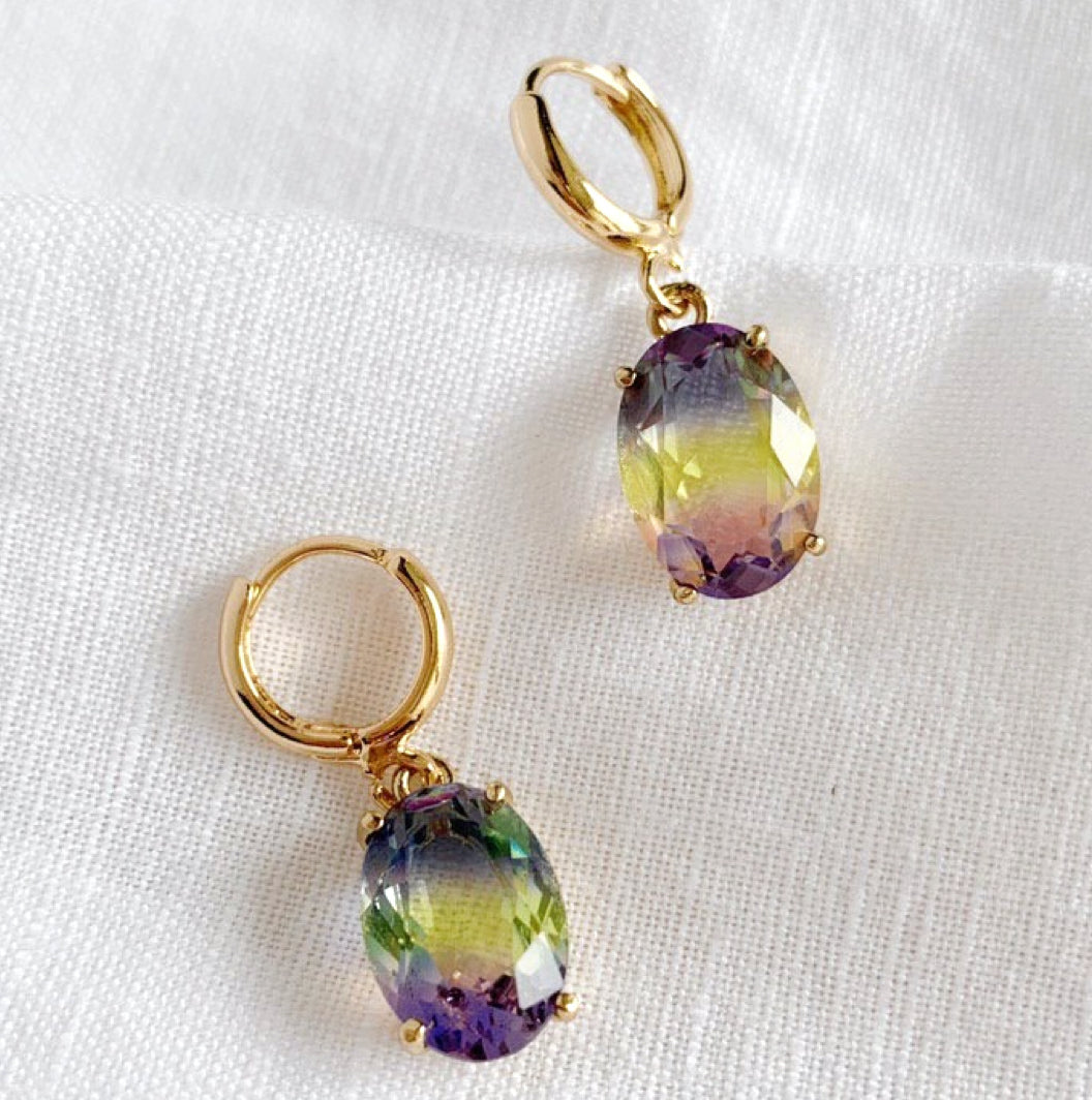 Butterfly Pea Ombré Earrings