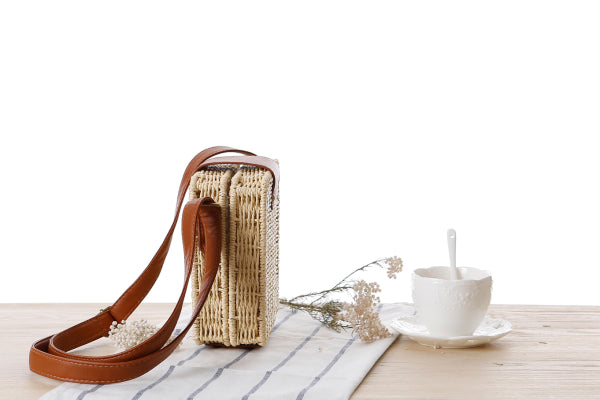 *PREORDER* Hayden Crossbody Rattan Bag
