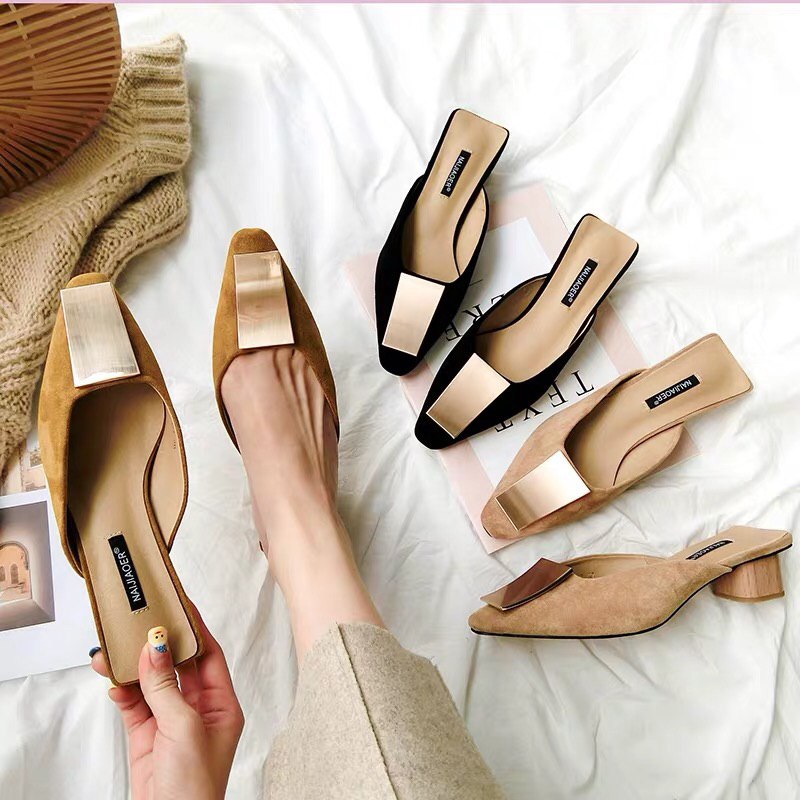 *PREORDER* Helena Gold-Disc Slip Ons