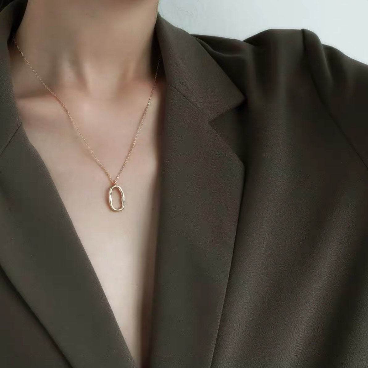 *PREORDER* 925 SILVER Gaia Necklace in Gold