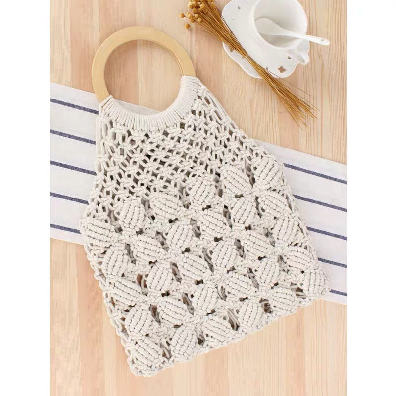 *PREORDER* Derille Weaved Bag (Cream)