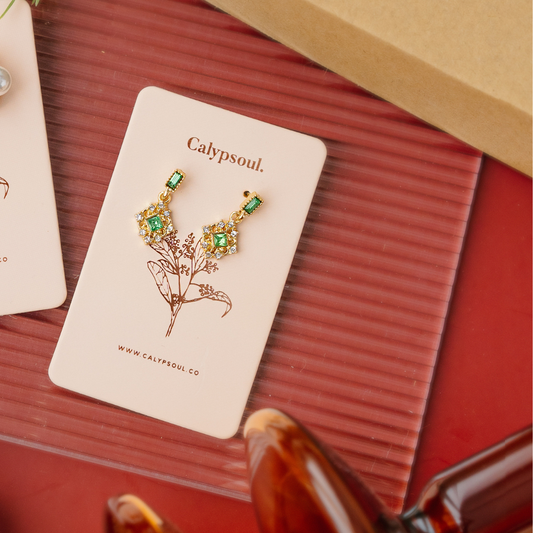 Louie Emerald Earrings