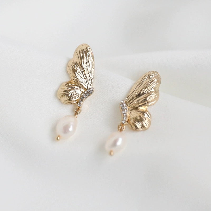 925 Silver Mariposa Butterfly Earrings