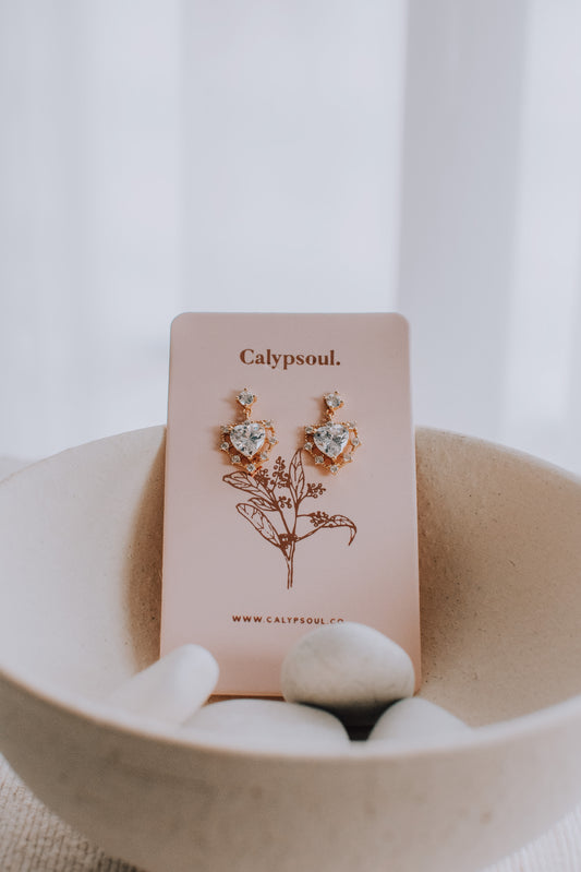 Sigrid Heart Earrings (18k Gold)
