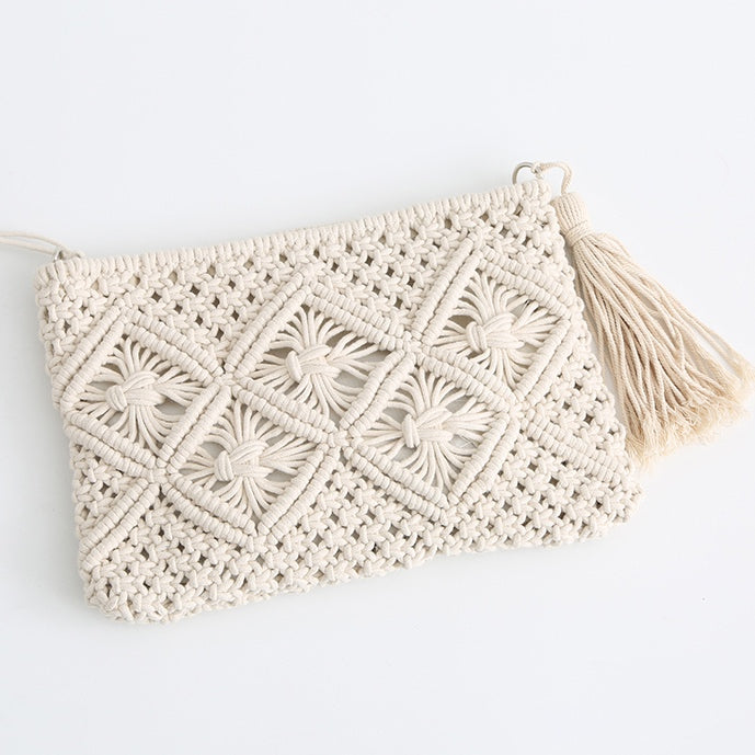 *PREORDER* Ella Woven Tassel Bag